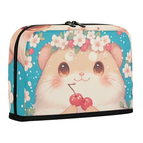 WDdZzyy Niedliches schlichtes Tier-Federmäppchen, großes Fassungsvermögen, Federmäppchen, Kosmetik, niedliche Schreibwaren-Tasche für Frauen, adrette Schule von WDdZzyy