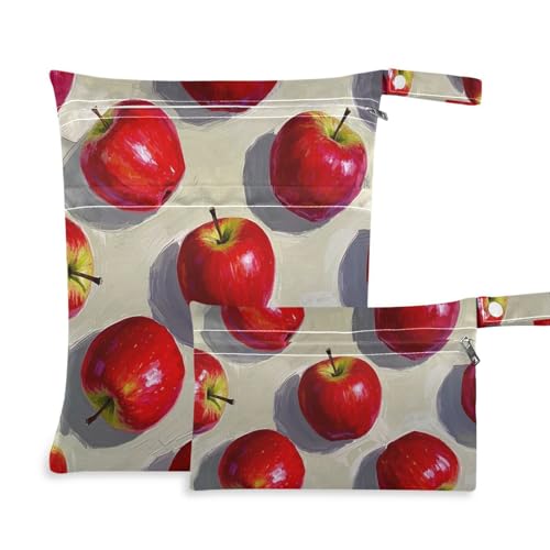 WDdZzyy Ölgemälde Feeling Red Personalisierte Waschbare Wasserdichte Dry Bag 2 Pack Travel Essentials für Baby mit Griffen für Kindertagesstätte WDdZzyy Ölgemälde Feeling Red Personalisierte Waschbare Wasserdichte Dry Bag 2 Pack Travel Essentials für Baby mit Griffen für Kindertagesstätte von WDdZzyy