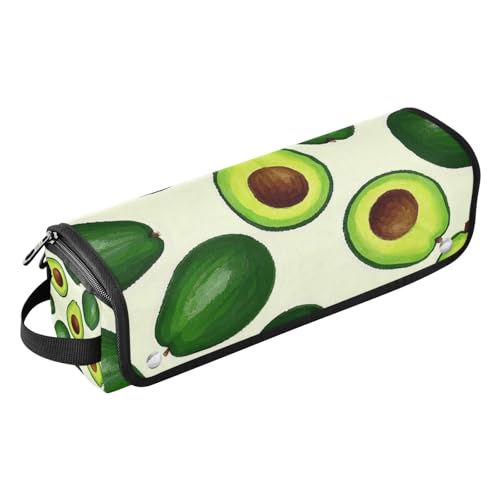 WDdZzyy Oil on Green Avocado Hair Tool Travel Bag for Women and Heat Resistant Mat Double-Layer Travel Carrying Case for Flat Iron Hot Tools and Haircare Accessories, Oil on Green Avocado, 1 Size, Öl von WDdZzyy