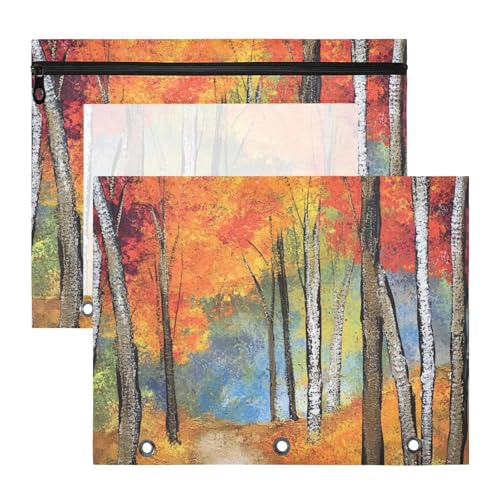 WDdZzyy Spinney Federmäppchen für Ölgemälde mit 3 verstärkten Ösen, Stifthalter, Etui für 3 Ringe, Ordner, 2 Stück, Lehrer, Kunstbedarf, Aufbewahrung WDdZzyy Spinney Federmäppchen für Ölgemälde mit 3 verstärkten Ösen, Stifthalter, Etui für 3 Ringe, Ordner, 2 Stück, Lehrer, Kunstbedarf, Aufbewahrung von WDdZzyy