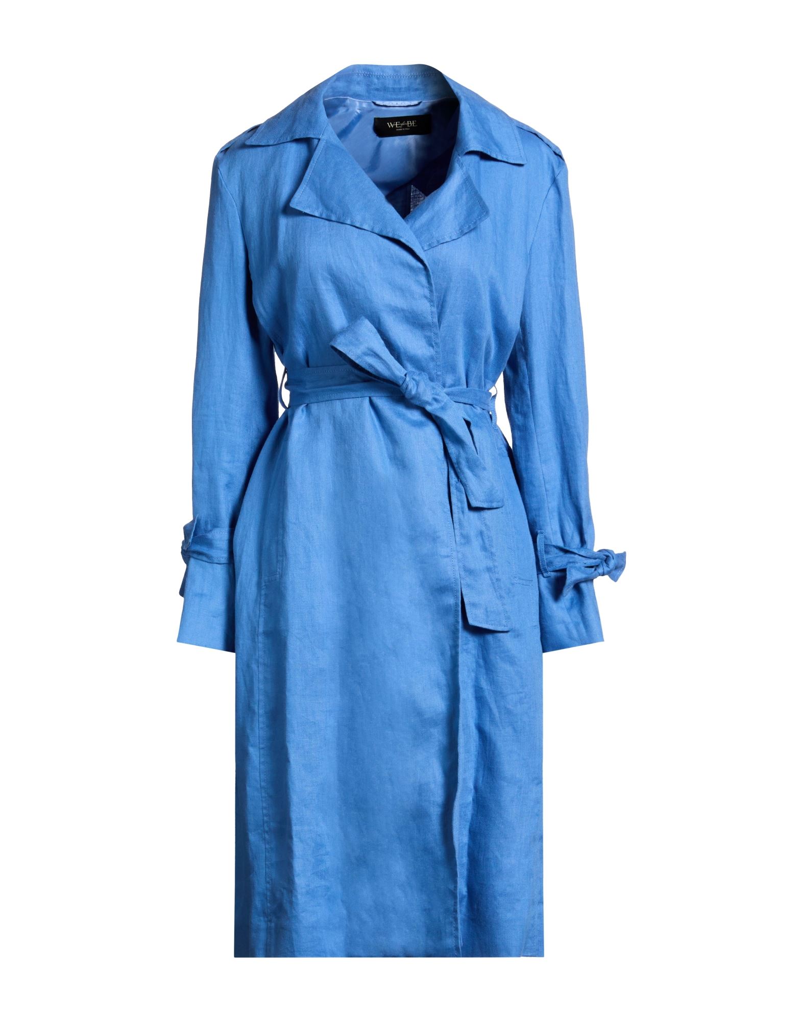 WE FOR BE Jacke, Mantel & Trenchcoat Damen Azurblau von WE FOR BE