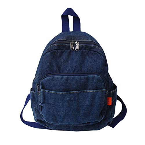 Vintage-Denim-Rucksack für Damen, Schultasche, Reisetasche, Tagesrucksack, Schultertaschen für Teenager und Mädchen, DB von WE-HYTRE