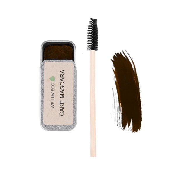 WE LUV ECO Cake Mascara | nachhaltige Mascara | plastikfrei | vegan von WE LUV ECO