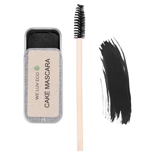 WE LUV ECO Cake Mascara | nachhaltige Mascara | plastikfrei | vegan von WE LUV ECO