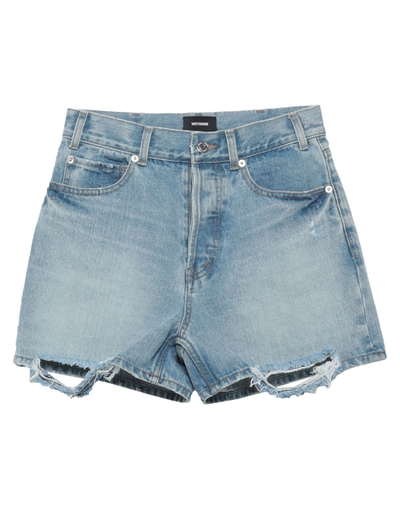 WE11 DONE Jeansshorts Damen Blau von WE11 DONE