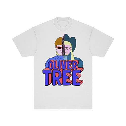 WEA Oliver Terminator Tree T-Shirt, Weiss/opulenter Garten, Mittel von WEA