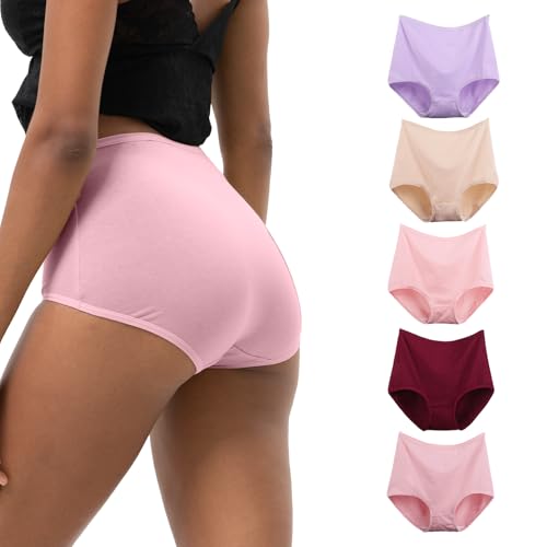 WEASIC Mutandine da donna Multipack Biancheria intima in cotone da donna Mutandine da donna Mutandine da donna Mutandine a vita alta per donne Mutandine da donna Mutandine Biancheria intima Pantaloni von WEASIC