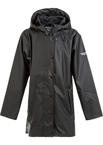 WEATHER REPORT Kinder Regenjacke Petra Jr. 1001 Black 176 von WEATHER REPORT