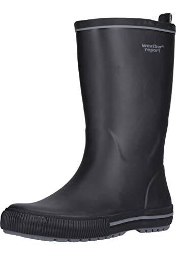 WEATHER REPORT Unisex Lanbota Gummistiefel, Black, 42 EU von WEATHER REPORT