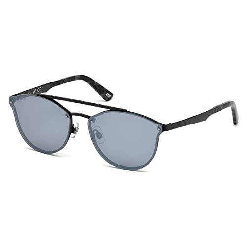 Web Unisex-Erwachsene WE0189 02C 59 Brillengestelle, Schwarz (Nero OpacoFumo Specchiato), 59.0 von WEB