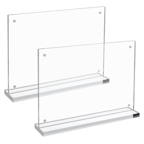 WEBEEDY 2 Stück Acrylglashalter klar Dollar Schein Halter Währung Hülsen Rahmen Geldscheinhüllen Für Sammler Dollar Schein Schutzklar Display Fall Für Foto Briefmarke(A5 21x14.8cm) von WEBEEDY