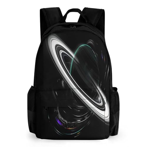 WECECE Ranzen Kosmos Mädchen 5 Klasse Schulranzen Planet Teenager 3-7.klasse Schulrucksack Jungen Leichter Reise Outdoor Freizeit Geschenke Zur Schulzeit von WECECE