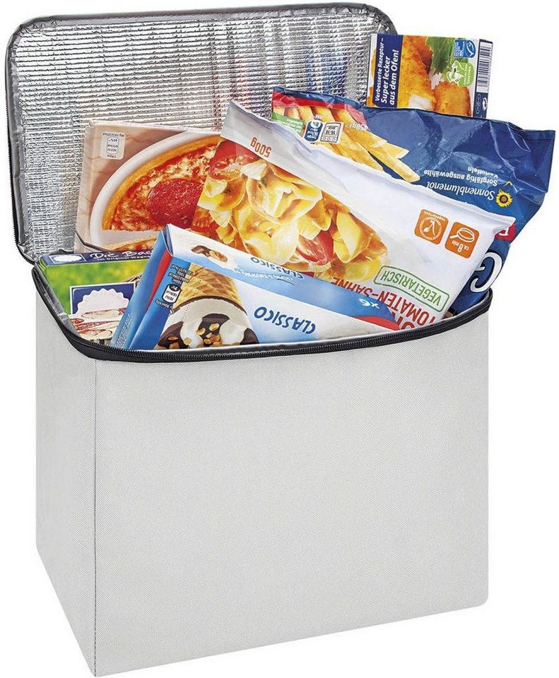 WEDO Reisetasche Kühltasche BigBox cooler 16,5 Liter hellgrau von WEDO