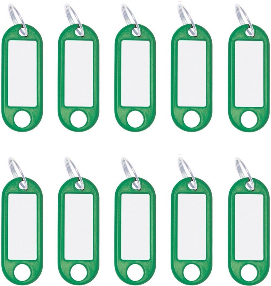 WEDO Schlüsselanhänger Schlüsselanhänger mit Ring 18mm VE=10 Stück grün von WEDO