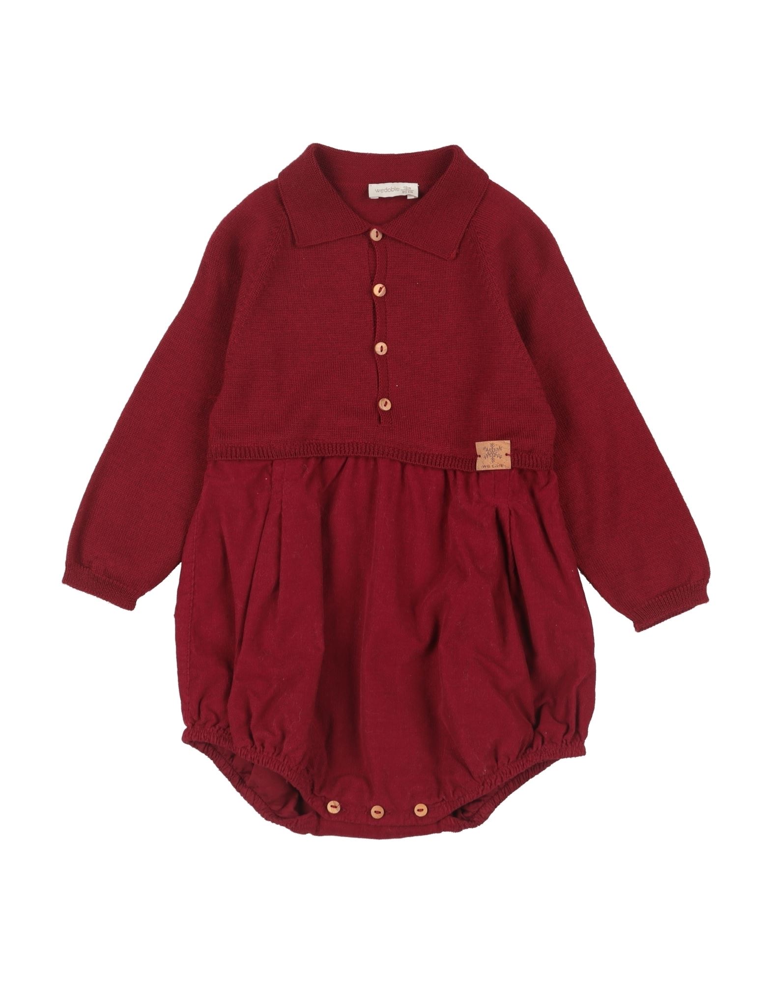 WEDOBLE Strampelanzug Kinder Ziegelrot von WEDOBLE