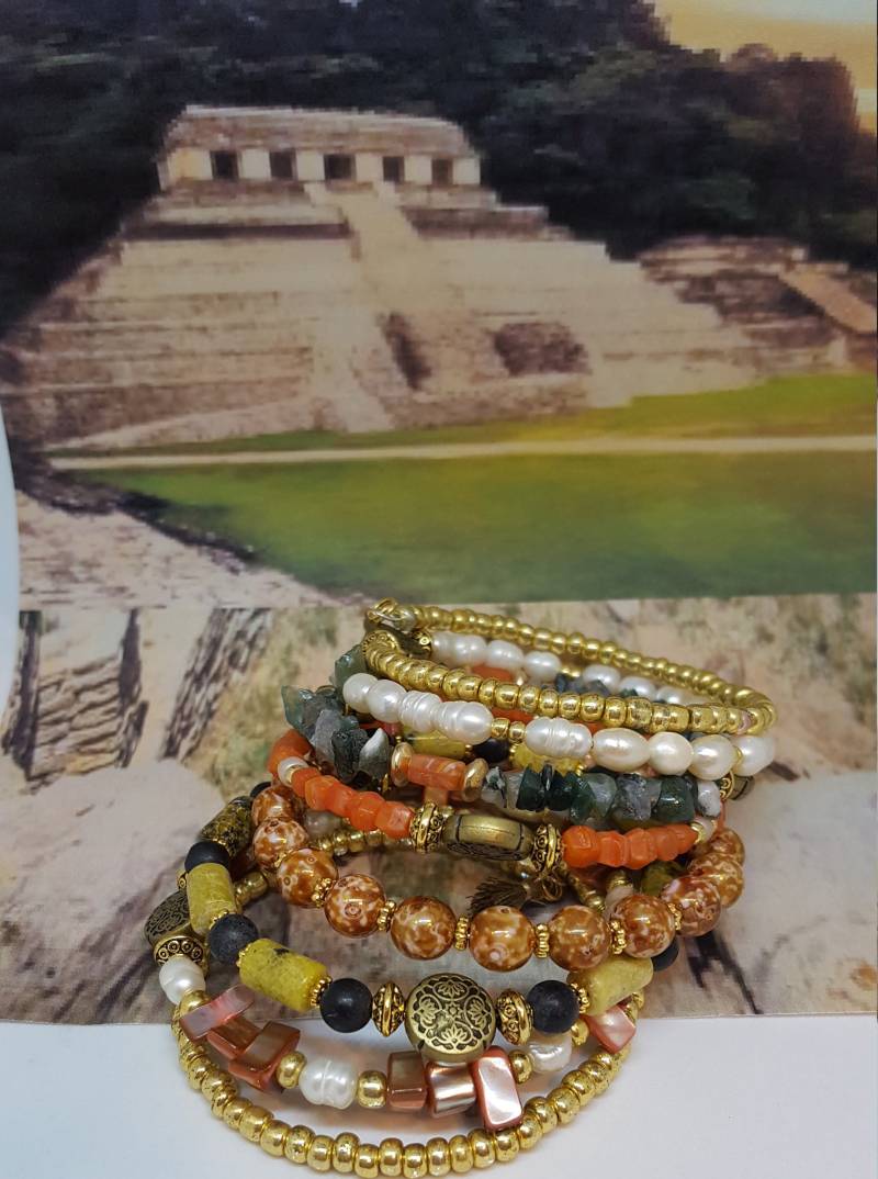 Boho Draht-Wickel-Armband von WEEDsByRose