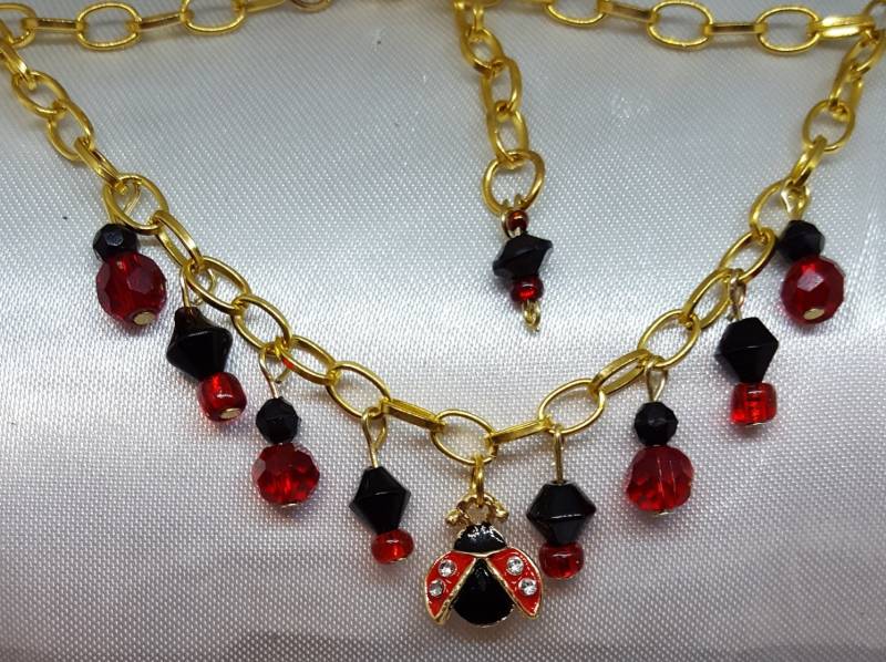 Lady Bug Fußkettchen von WEEDsByRose