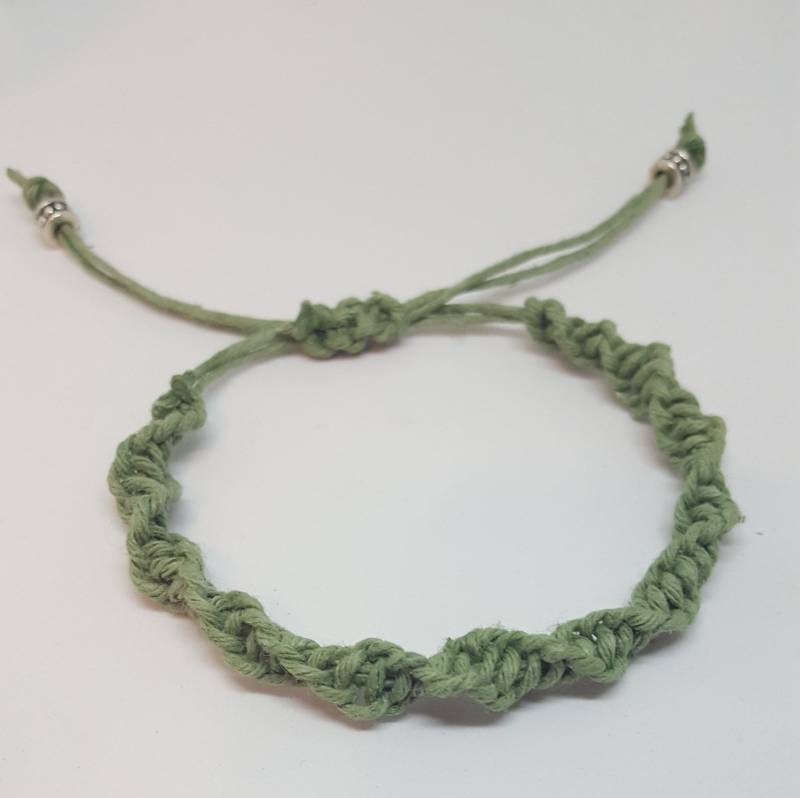 Makramee Twist Armband von WEEDsByRose