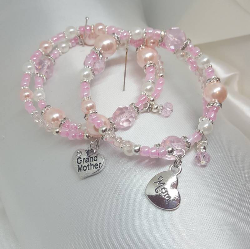 Perlen Armbänder, Baby-Dusche-Geschenk-Armbänder von WEEDsByRose