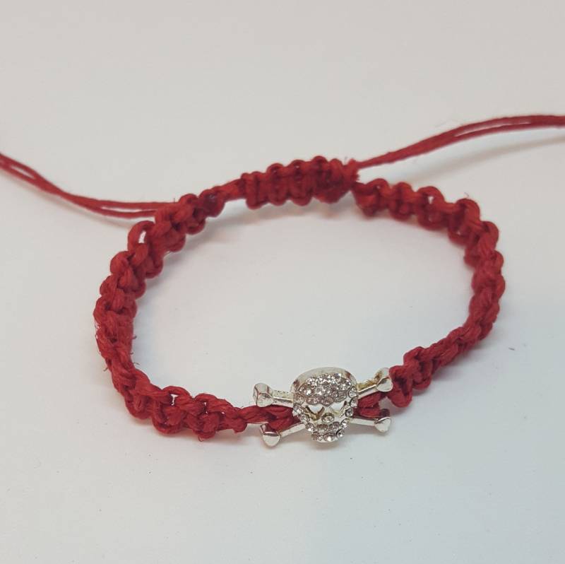 Schädel-Armband, Große Piraten Kostüm Schmuck von WEEDsByRose