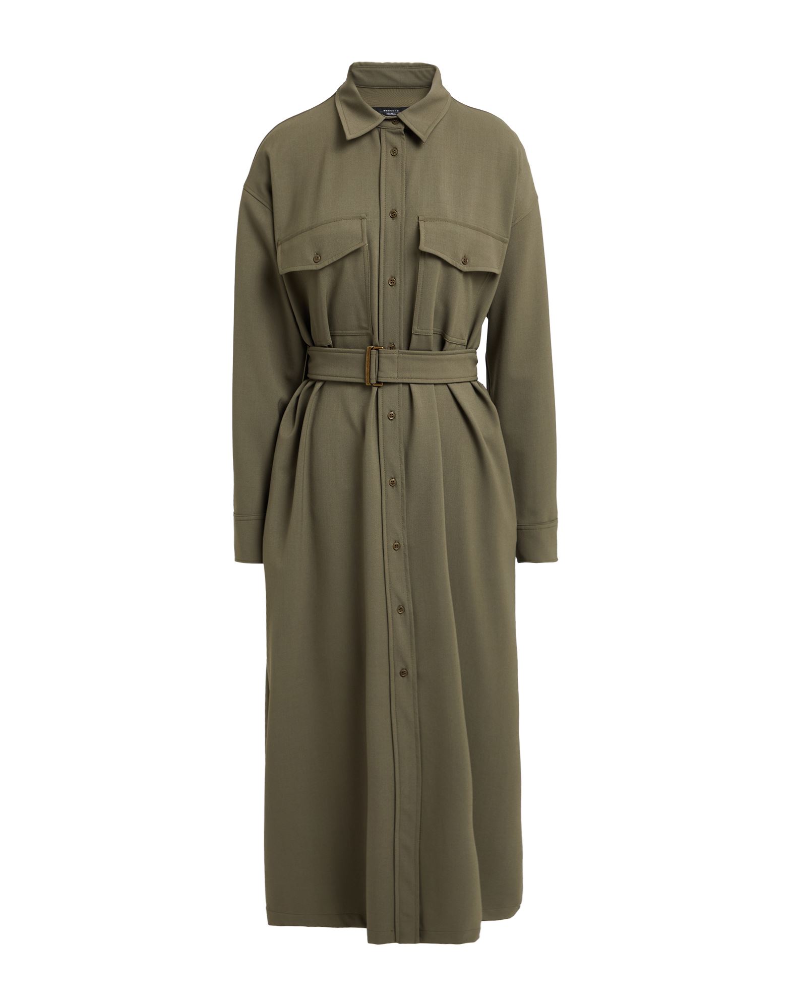WEEKEND MAX MARA Midi-kleid Damen Militärgrün von WEEKEND MAX MARA