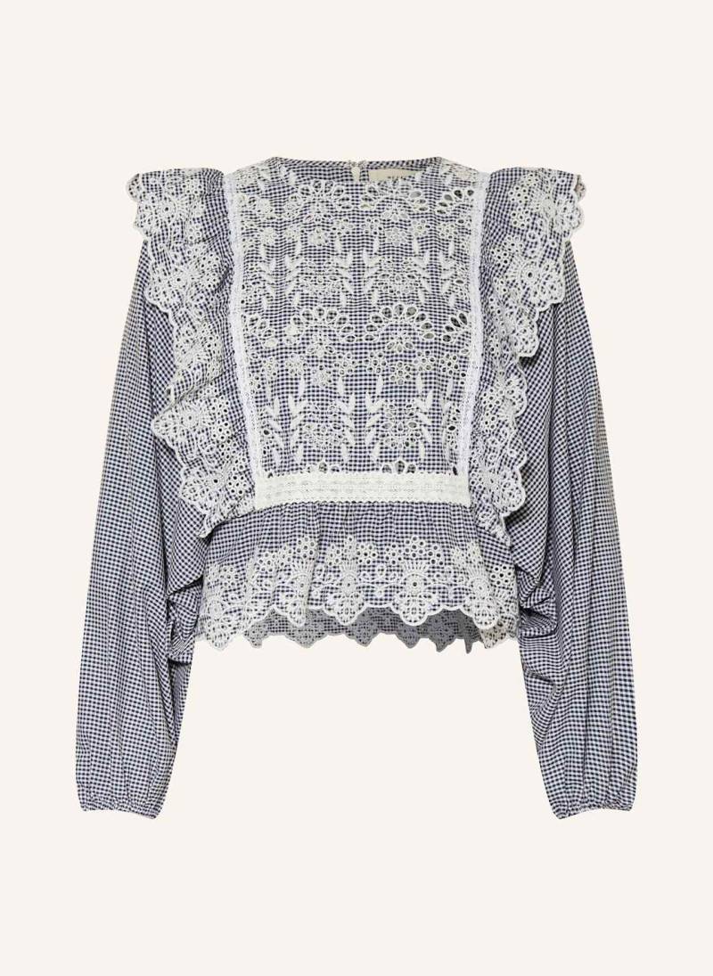 Weekend Max Mara Blusenshirt Orazio Mit Lochspitze blau von WEEKEND Max Mara