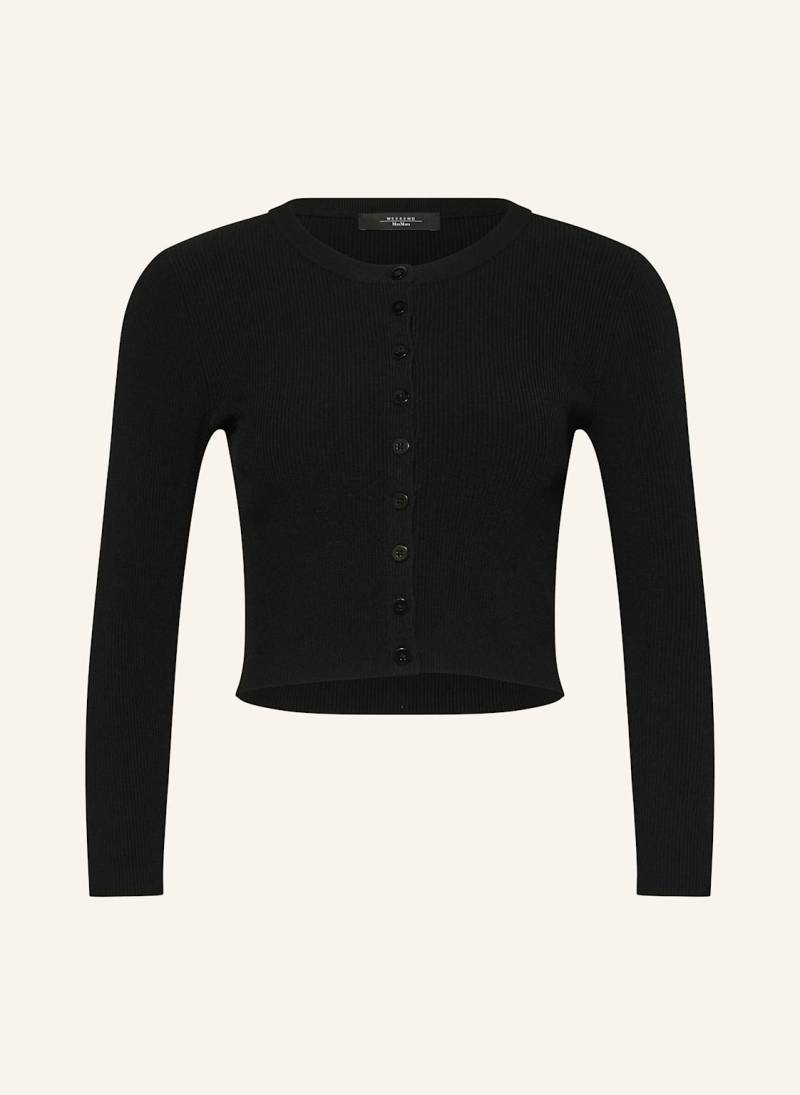 Weekend Max Mara Cropped-Strickjacke Magiaro schwarz von WEEKEND Max Mara