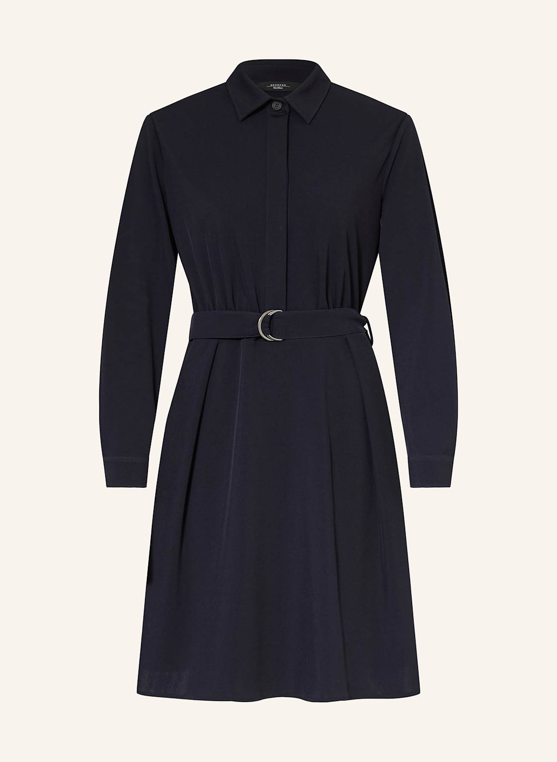 Weekend Max Mara Hemdblusenkleid Brest Aus Jersey blau Weekend Max Mara Hemdblusenkleid Brest Aus Jersey blau von WEEKEND Max Mara