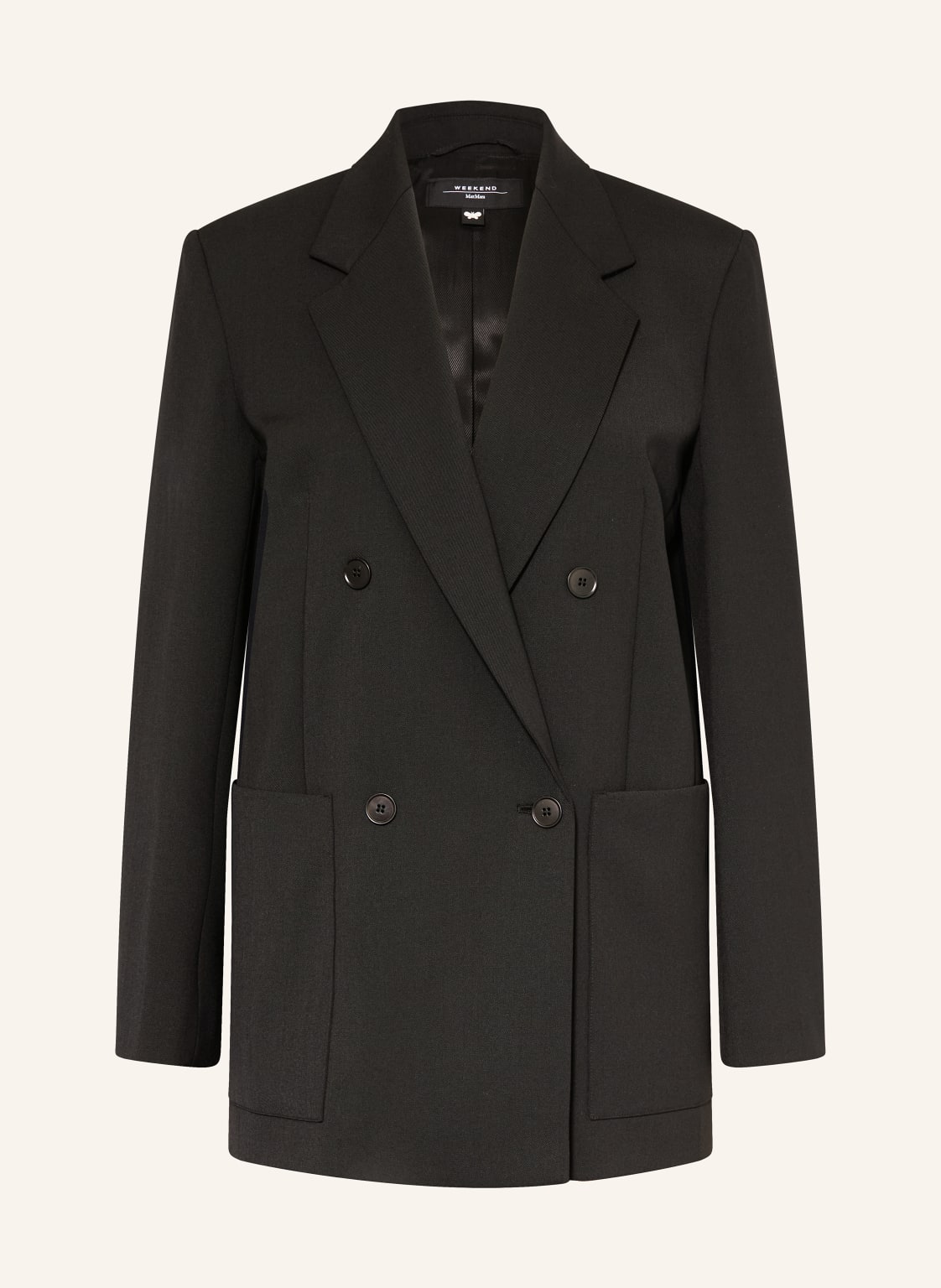 Weekend Max Mara Longblazer Wkdveloce schwarz von WEEKEND Max Mara