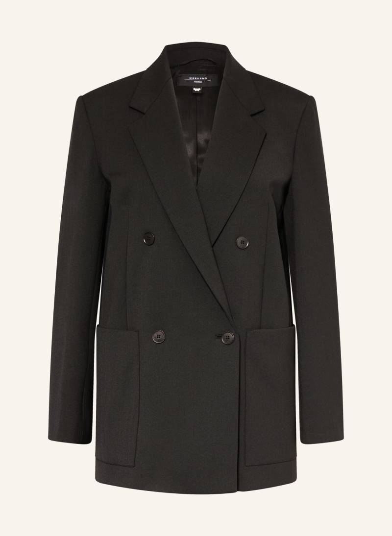Weekend Max Mara Longblazer Wkdveloce schwarz von WEEKEND Max Mara