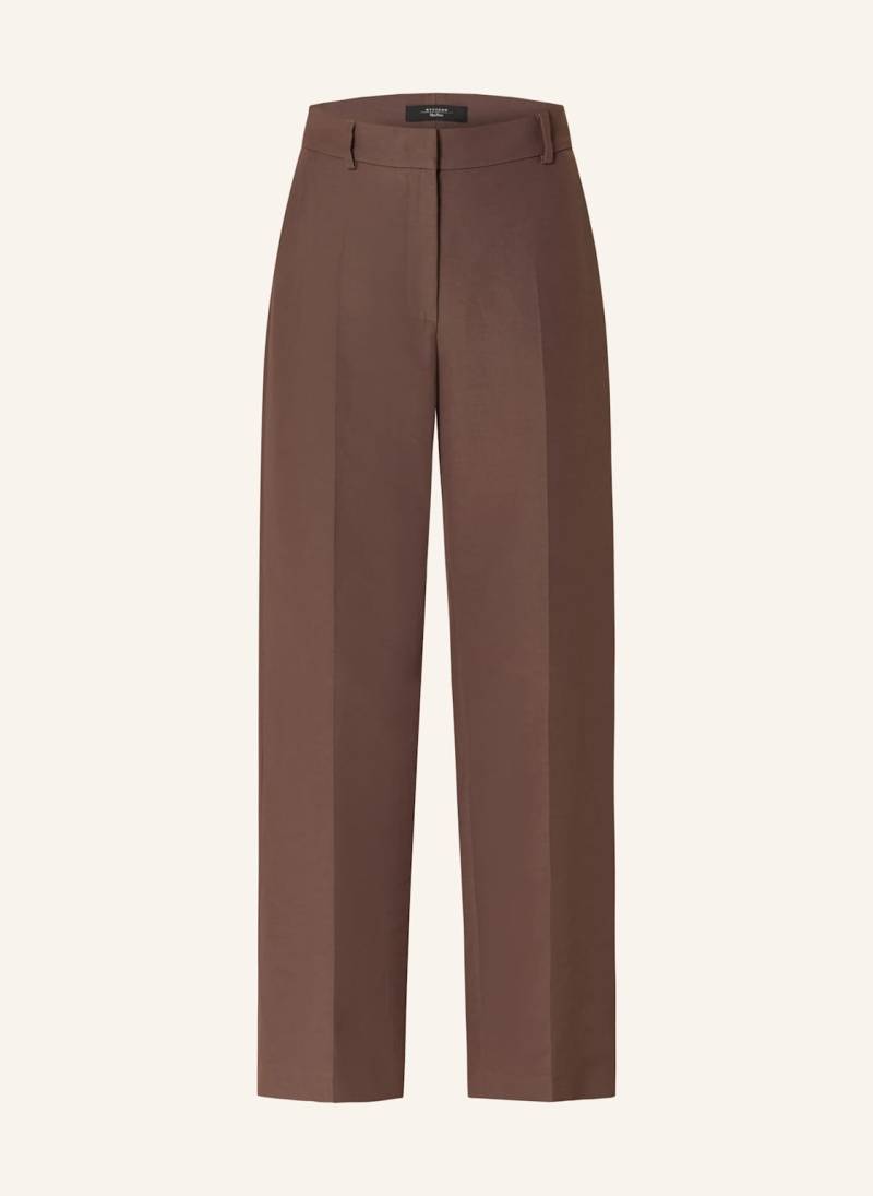 Weekend Max Mara Marlenehose Ballo braun von WEEKEND Max Mara