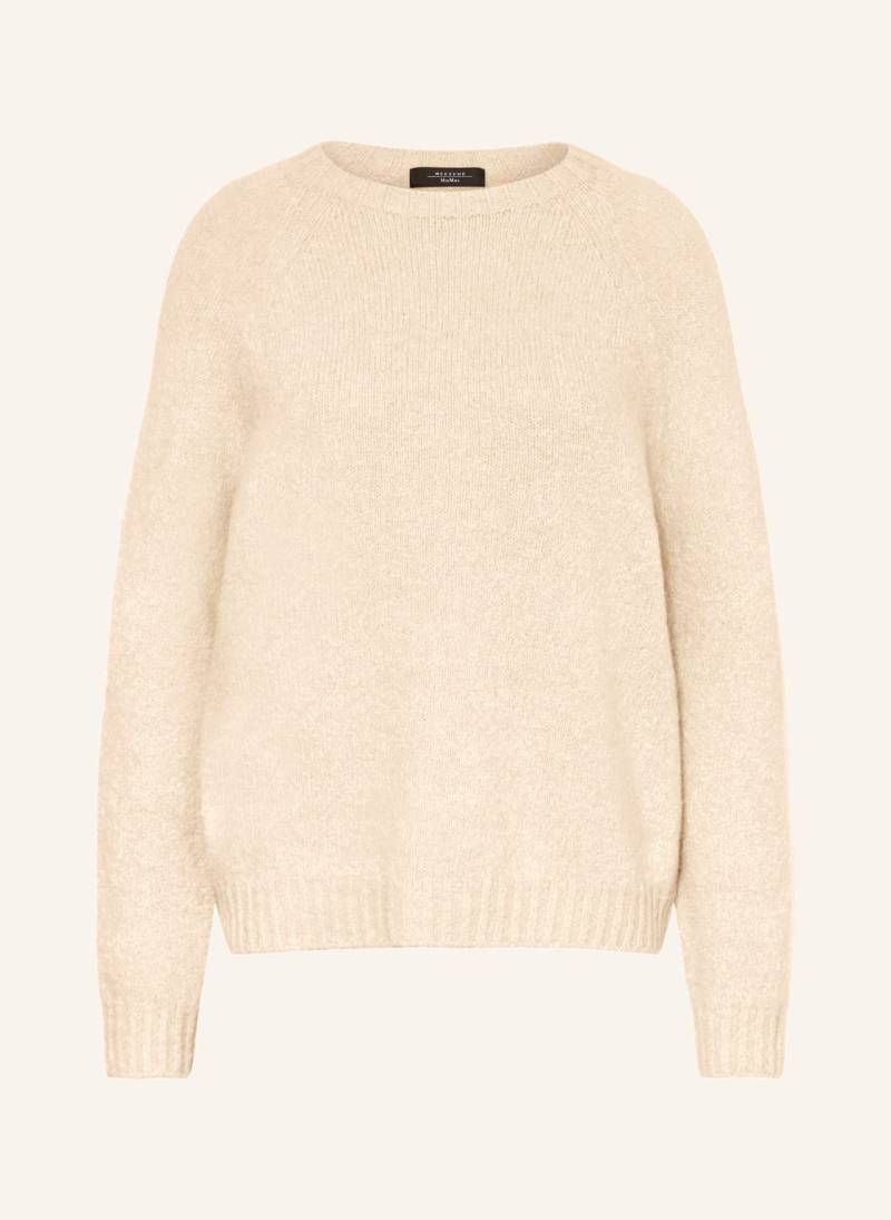 Weekend Max Mara Pullover Ghiacci Mit Alpaka weiss von WEEKEND Max Mara