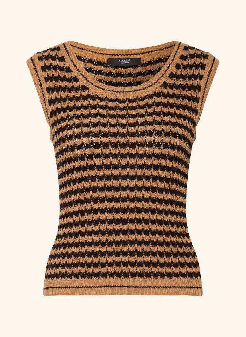 Weekend Max Mara Strickshirt Disegno braun von WEEKEND Max Mara
