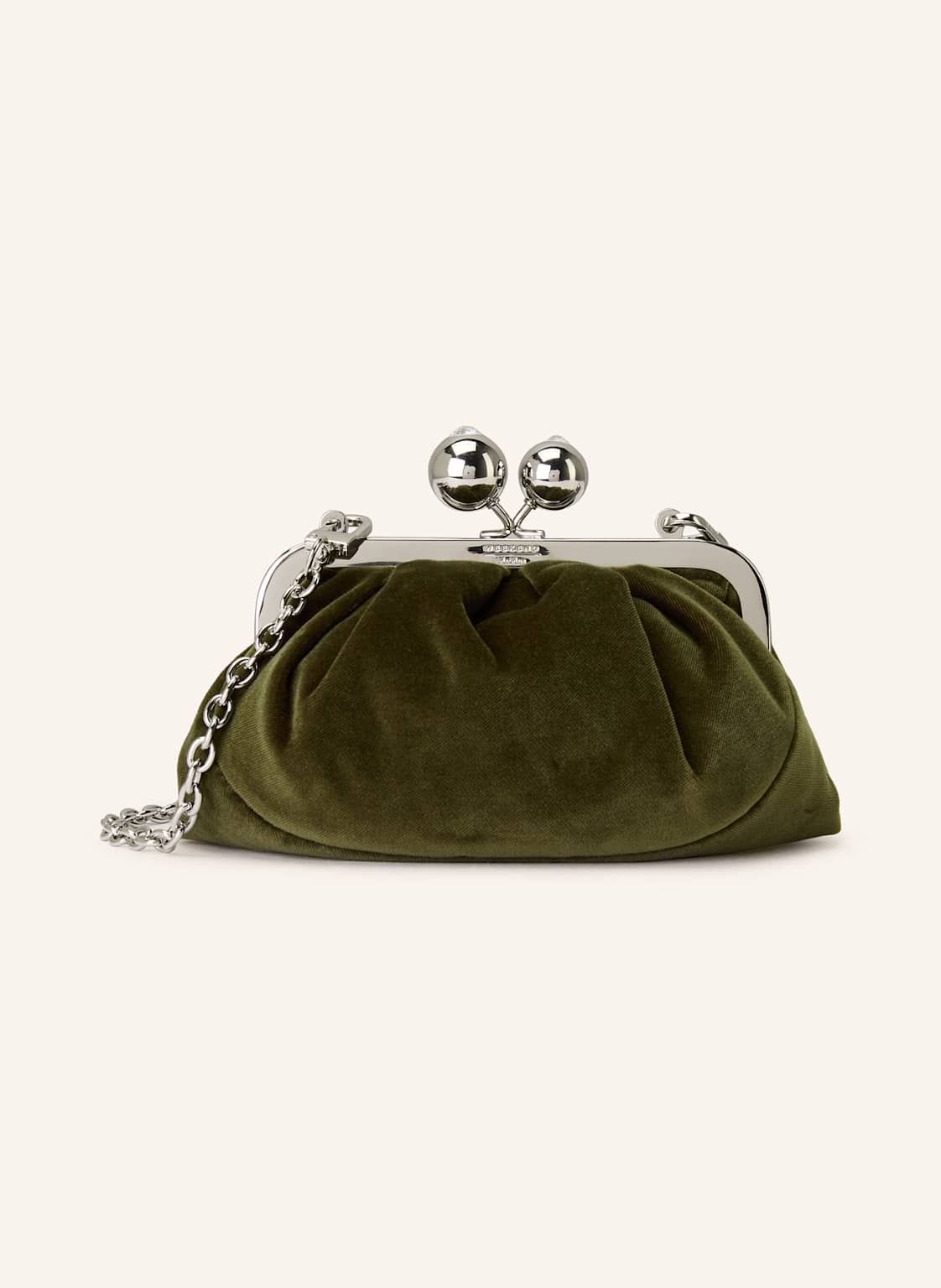 Weekend Max Mara Umhängetasche Valance Mit Schmucksteinen gruen Weekend Max Mara Umhängetasche Valance Mit Schmucksteinen gruen von WEEKEND Max Mara