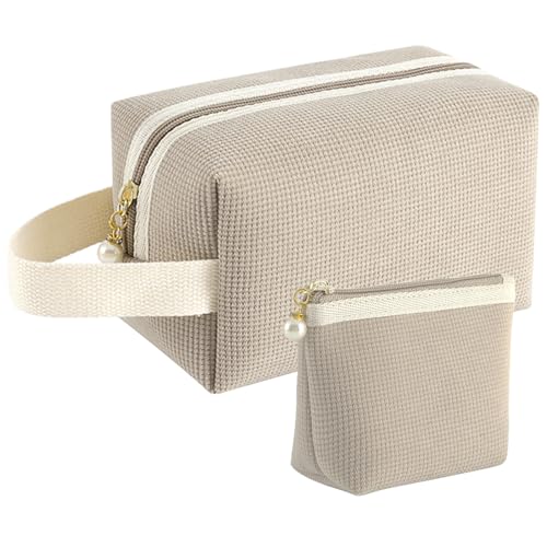WEFHEF 2er Set Kosmetiktasche Make Up Aufbewahrungstasche Cosmetik Organizer Schmink Tasche aus Baumwolle 2 Size 18x10x10 13x9x7 WEFHEF 2er Set Kosmetiktasche Make Up Aufbewahrungstasche Cosmetik Organizer Schmink Tasche aus Baumwolle 2 Size 18x10x10 13x9x7 von WEFHEF