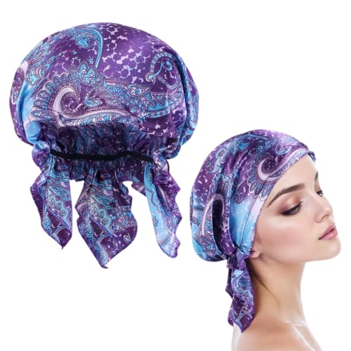 Chemo hut,1 Stück,Kopfbedeckung, Vorgebundenes Kopftuch,Schlaf Beanie Kopftuch,Krebspatienten Kopfbedeckung Turban,Kopfbedeckung Gegen Haarausfall von WEGLOK
