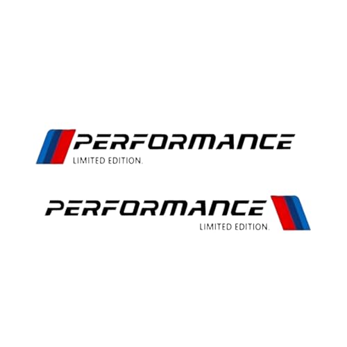 PERFORMANCE Auto Windschutzscheibe Fenster Banner Performance Vinyl, 1 Paar, selbstklebend, Auto-Sticker, Autoscheibe Seitlich Tuning Zubehör, DIY Autodekorationsaufkleber, 50cm von WEGLOK