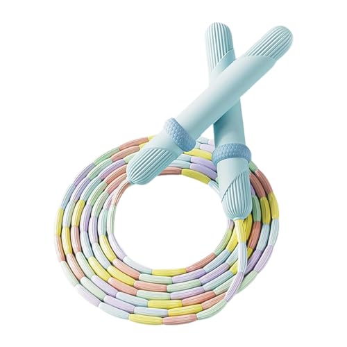 Premium Springseil Kinder, 260cm Verstellbare Seilspringen Kinder, Skipping Rope Kids für Jungen und Mädchen,(Rainbow) von WEGLOK