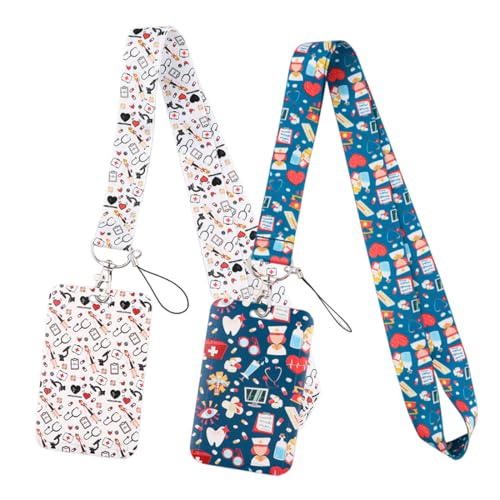 Schlüsselband,2 Stück,Schlüsselband Krankenschwester,Lanyard Umhängeband und Schlüsselbänder Wristlet,Umhängeband Universal,Schönes Kartenhalter Nurse Accessories,Für Ausweishalter,Handy, Schlüssel Schlüsselband,2 Stück,Schlüsselband Krankenschwester,Lanyard Umhängeband und Schlüsselbänder Wristlet,Umhängeband Universal,Schönes Kartenhalter Nurse Accessories,Für Ausweishalter,Handy, Schlüssel von WEGLOK