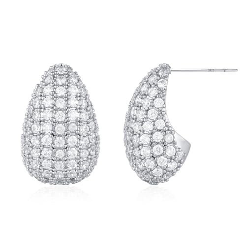WEGOLIMME Damen Tropfen Ohrringe Silber 925 Ohrstecker Hochzeit Schmuck Damenohrringe Brautschmuck Mama Geschenke für Frauen Mutter Freundin Geburtsta Geburtstagsgeschenk Jahrestag Geschenk für Sie WEGOLIMME Damen Tropfen Ohrringe Silber 925 Ohrstecker Hochzeit Schmuck Damenohrringe Brautschmuck Mama Geschenke für Frauen Mutter Freundin Geburtsta Geburtstagsgeschenk Jahrestag Geschenk für Sie von WEGOLIMME
