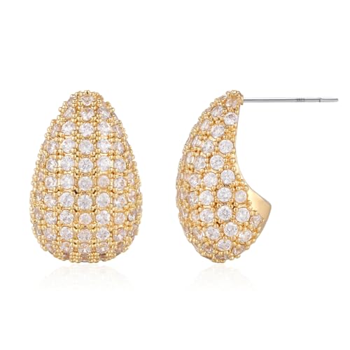 WEGOLIMME Tropfen Ohrringe für Damen Dupes 18K Gold Ohrstecker Vergoldete Damenohrringe Hochzeit Schmuck Modeschmuck Mama Geschenke für Frauen Geburtstag Geburtstagsgeschenk Jahrestag Geschenk für Sie WEGOLIMME Tropfen Ohrringe für Damen Dupes 18K Gold Ohrstecker Vergoldete Damenohrringe Hochzeit Schmuck Modeschmuck Mama Geschenke für Frauen Geburtstag Geburtstagsgeschenk Jahrestag Geschenk für Sie von WEGOLIMME
