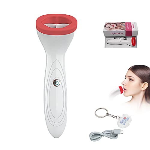 Lip Sucker Plumper Tool, Lip Gizmo Lip Plumper,Lip Enhancer Machine,Electric Lip Enhancer Lip Beauty Tool Instrument Plumper for Women Girl (1 Stück) von WEHOMY