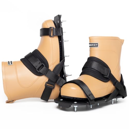 Epoxid-Boden-Spike-Schuhe mit 2,5 cm kurzen Spikes - Verstellbare Nylonriemen, X-Form-Design & Knöchelpolster für Selbstnivellierung, Epoxy, Betonbeschichtung, Farbüberzug - Schwarz, 1 Paar, Unisex Epoxid-Boden-Spike-Schuhe mit 2,5 cm kurzen Spikes - Verstellbare Nylonriemen, X-Form-Design & Knöchelpolster für Selbstnivellierung, Epoxy, Betonbeschichtung, Farbüberzug - Schwarz, 1 Paar, Unisex von WEI-PASTER