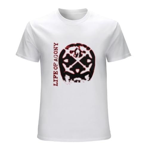 Men's Life of Agony - Disintegration T-Shirt Red White White M Men's Life of Agony - Disintegration T-Shirt Red White White M von WEI ZUI YE