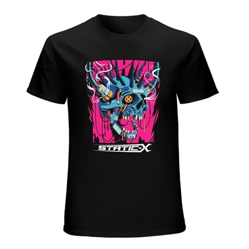 Men's Static-X Metal Band t-Shirt, Unisex Cotton t-Shirt, Gift for Fan TE6326 Black L Men's Static-X Metal Band t-Shirt, Unisex Cotton t-Shirt, Gift for Fan TE6326 Black L von WEI ZUI YE
