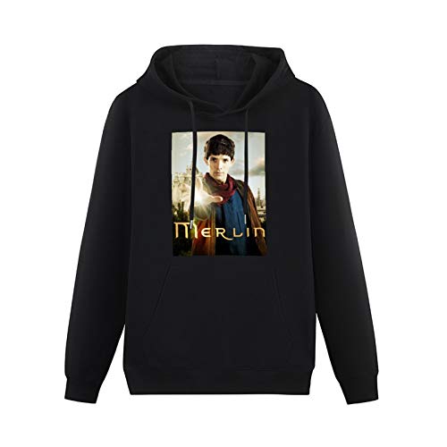 WEIDU Hoodies Custom Merlin Colin Morgan Long Sleeve Sweatshirts Black L von WEIDU