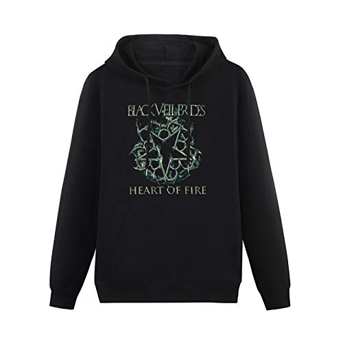 WEIDU Hoodies Veil Brides Heart of Fire Logo Long Sleeve Sweatshirts Black L von WEIDU