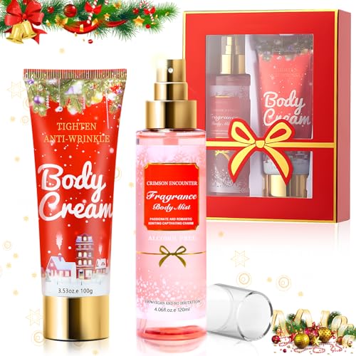 WEILAOK Geschenkset Frauen Weihnachten, Körperpflege Set Damen, Geschenkset Weihnachten, Pflegeset Damen Geschenkset Enthält Body Moisturizer, Körperlotion, Christmas Gifts for Women WEILAOK Geschenkset Frauen Weihnachten, Körperpflege Set Damen, Geschenkset Weihnachten, Pflegeset Damen Geschenkset Enthält Body Moisturizer, Körperlotion, Christmas Gifts for Women von WEILAOK