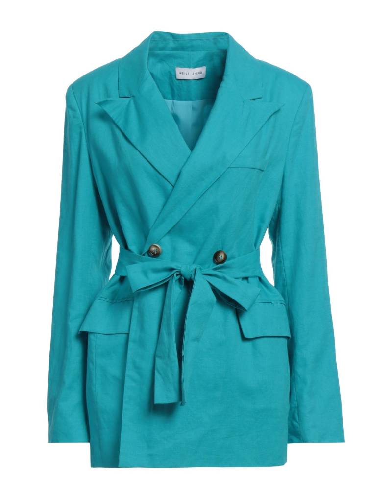 WEILI ZHENG Blazer Damen Tūrkis von WEILI ZHENG