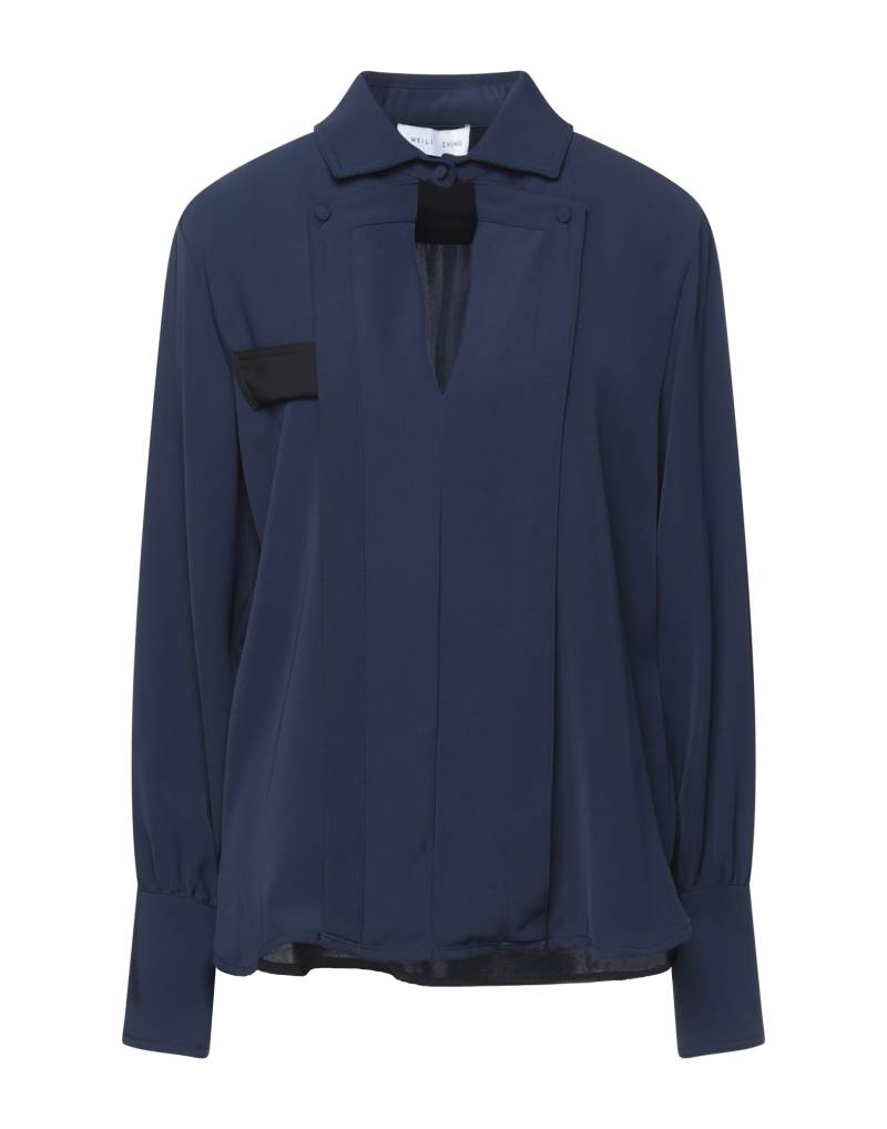 WEILI ZHENG Top Damen Nachtblau von WEILI ZHENG